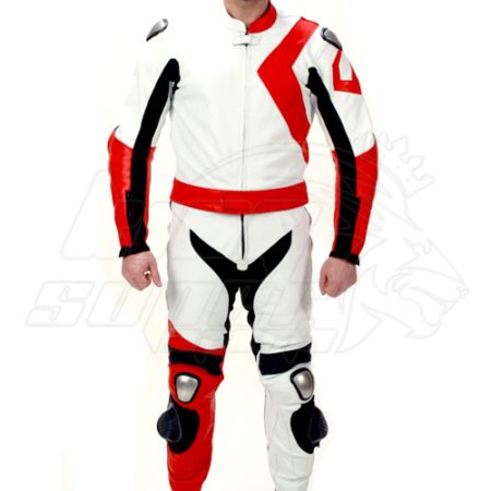 Motorbike leather suits 2 piece