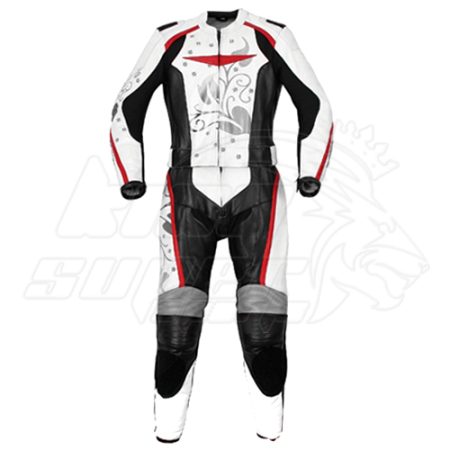 Motorbike leather suits 2 piece