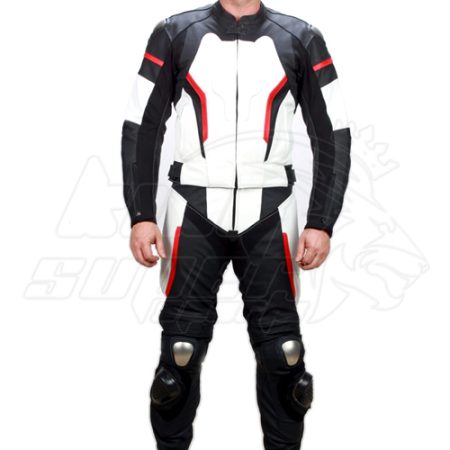 Motorbike leather suits 2 piece